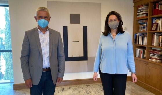 Εχτές συναντήθηκε ο Βουλευτής Έβρου Α.Δημοσχάκης με την υπουργό Παιδείας κ.Νίκη Κεραμέως.